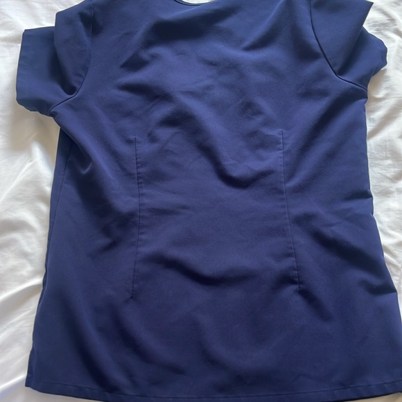 Figs Katrina women’s scrub top navy side small - Picture 3 of 3